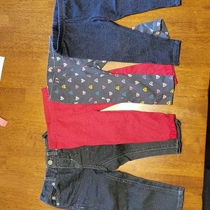 Girls 18 mo pants bundle